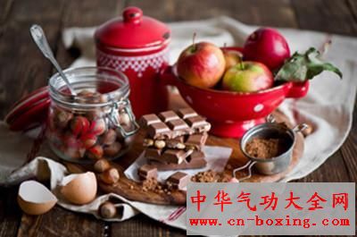 黑巧克力+苹果