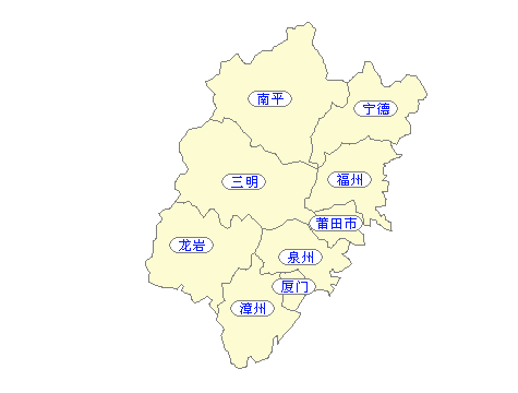 福建省交通地图