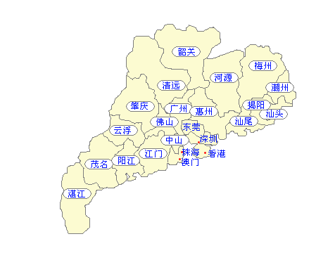 广东省交通地图
