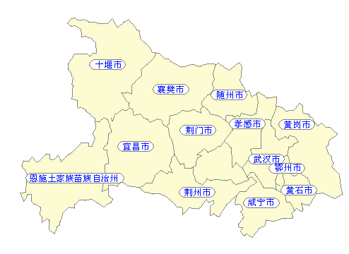 湖北省交通地图