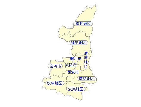陕西省交通地图