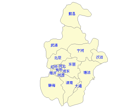 天津市交通地图