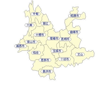 云南省交通地图