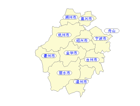 浙江省交通地图
