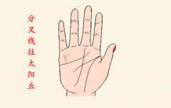 手相财运线分叉好不好？财运线分叉是什么意思