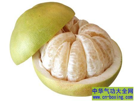 热蒸柚子:清火化痰